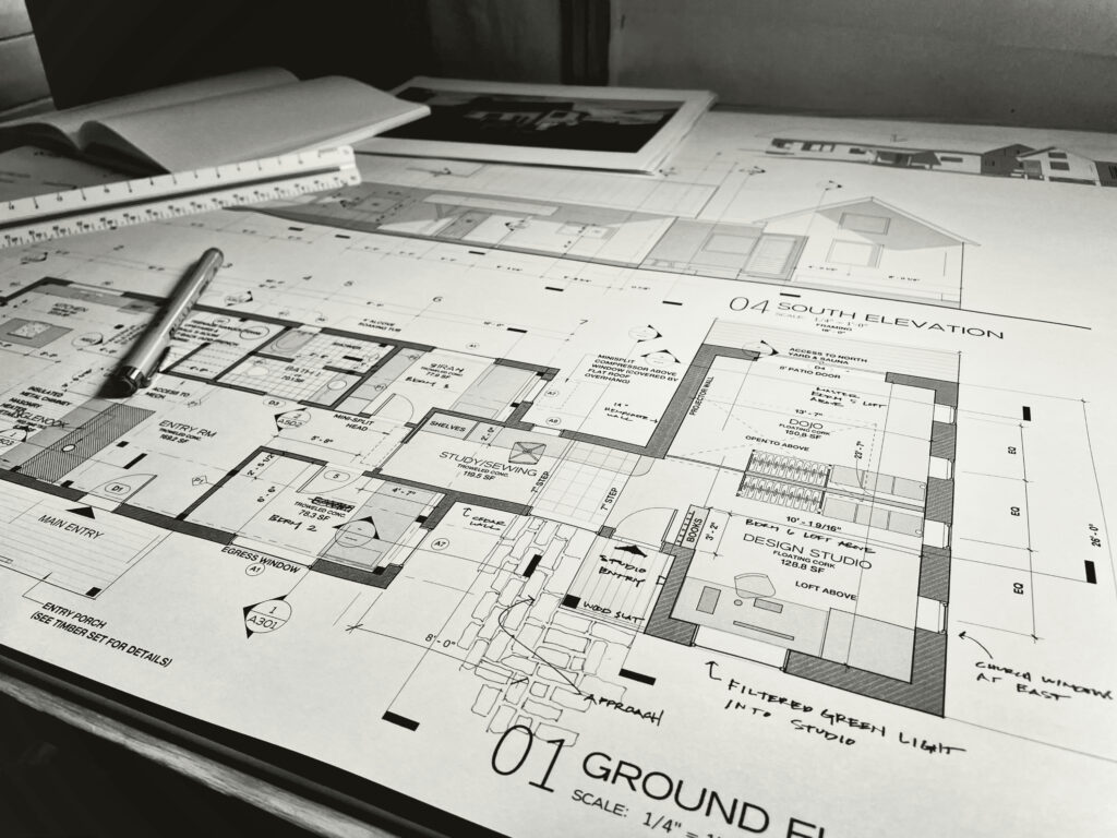 Construction drawing set