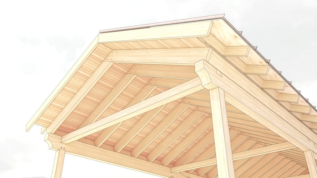 Refined timber frame model